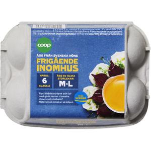 Coop Ägg M-L Frigående 6-pack