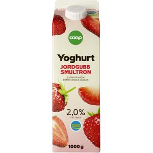 Coop Yoghurt Mild Jordgubb & Smultron