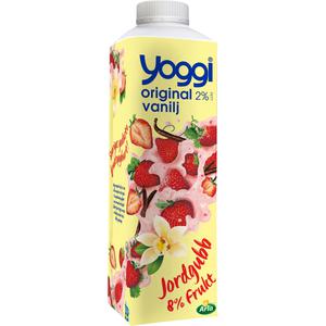 Yoggi® Yoghurt Jordgubb & Vanilj