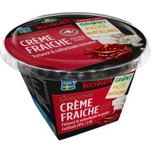 Arla Köket® Creme Fraiche Gourmet Fetaost & Soltorkade Tomater