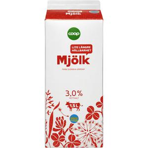 Coop Standardmjölk Längre Hållbarhet