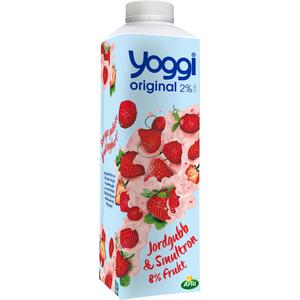 Yoggi® Yoghurt Jordgubb & Smultron