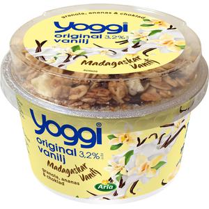 Yoggi® Yoghurt Madagaskar Vanilj Granola Ananas & Choklad