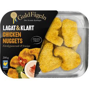 Guldfågeln Lagat & Klart Chicken Nuggets 200g