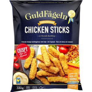 Guldfågeln Chicken Sticks Crispy Fryst 350g