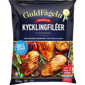 Guldfågeln Grillade Kycklingbröst Fryst 540g