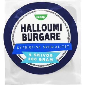 Coop Halloumiburgare 4-pack