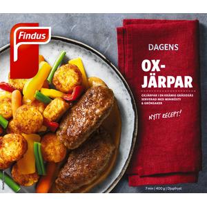 Dagens Oxjärpar med gurksås och rösti
