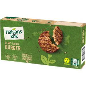 Hälsans kök Burgare Vegan Frysta 300g Hälsans Kök