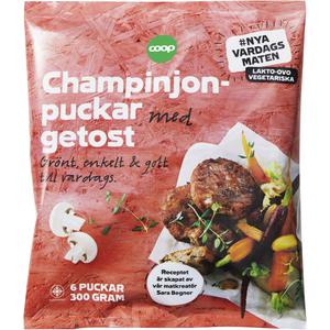 Coop Champinjonpuckar Getost
