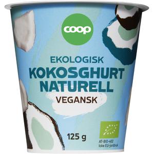 Coop Kokosghurt Naturell Eko Vegan