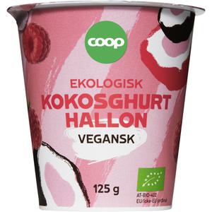Coop Kokosghurt Hallon Eko Vegan