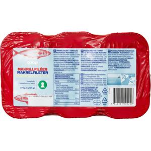 Coop Makrillfiléer 3-pack