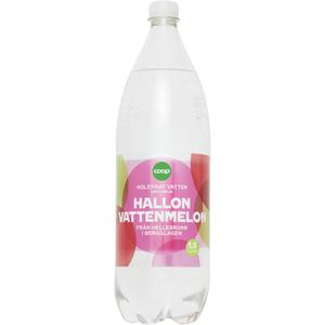 Coop Kolsyrat Vatten Hallon & Vattenmelon
