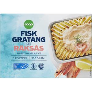 Coop Fiskgratäng med Räksås