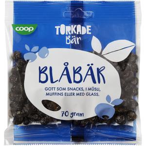 Coop Torkade Blåbär