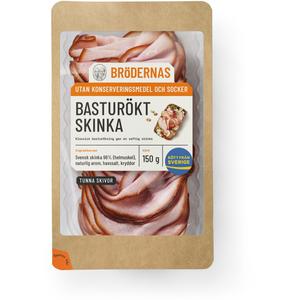 BRÖDERNAS Skinka Basturökt Tunna skivor