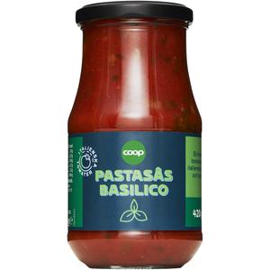 Coop Pastasås Basilika & Vitlök