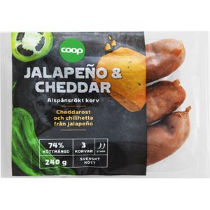 Coop Kryddkorv Jalapeno & Cheddar