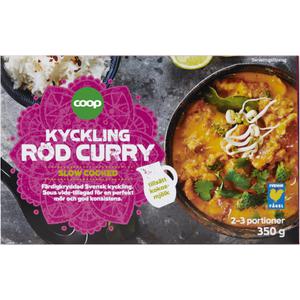 Coop Kyckling Röd Curry