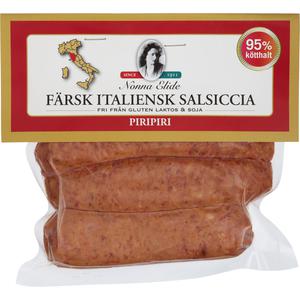 Nonna Elide Färsk Italiensk Salsiccia Piri Piri