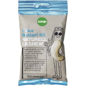 Coop Cashewnötter Naturella