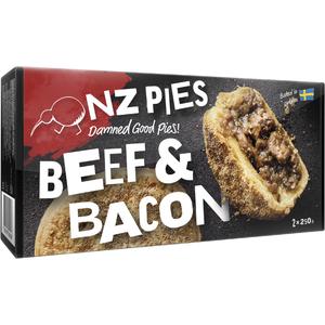 NZ Pies Paj Beef & Bacon 2-pack