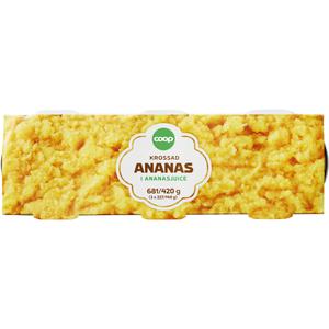 Coop Ananas Krossad 3-pack