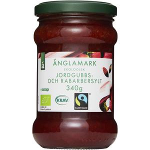 Änglamark Jordgubb & Rabarbersylt Eko