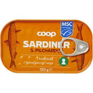 Coop Sardiner i tomatsås