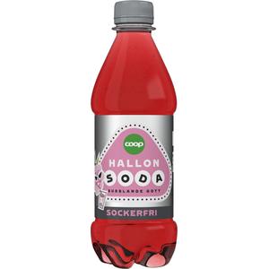 Coop Hallonsoda Sockerfri