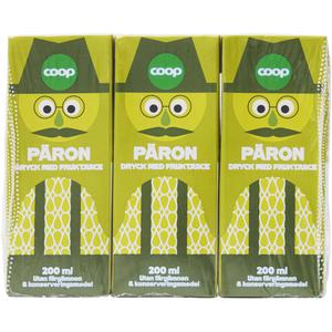 Coop Fruktdryck Päron 3-pack