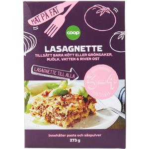 Coop Lasagnette Meal Kit