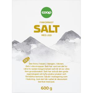 Coop Hushållssalt Finkornigt