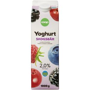 Coop Yoghurt Mild Skogsbär