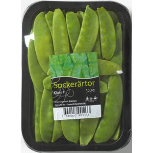 Klass 1. Egypten Sockerärta 150Gr