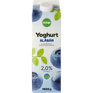 Coop Yoghurt Mild Blåbär
