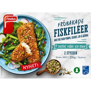 Findus Fröbakade Fiskfiléer MSC Fryst 250g