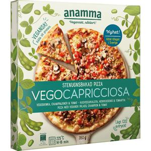 Anamma Pizza Vegocapricciosa Fryst 350g