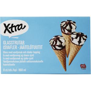 Xtra Glasstrutar 8-pack