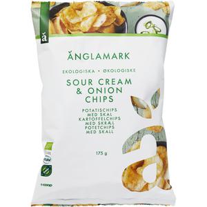 Änglamark Chips Sour Cream & Onion