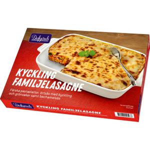 Dafgårds Familjelasagne Kyckling Fryst 1400g