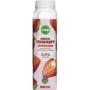 Coop Drickyoghurt Jordgubb