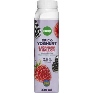 Coop Drickyoghurt Björnbär & Hallon