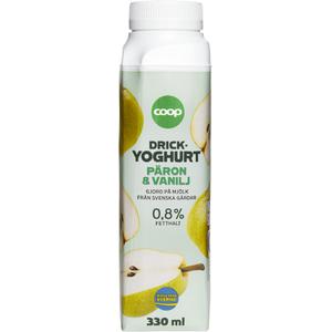 Coop Drickyoghurt Päron & Vanilj