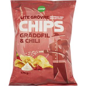 Coop Chips Gräddfil & Chili