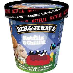 Ben & Jerry's Glass Netflix & Chill'd