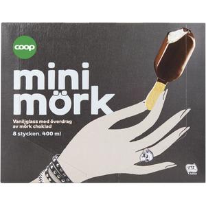 Coop Minis Mörk Choklad 8-pack