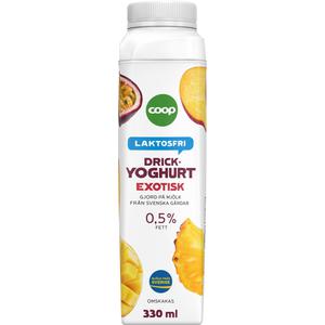 Coop Laktosfri Drickyoghurt Exotisk