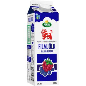 Arla Ko® Filmjölk Hallon & Blåbär